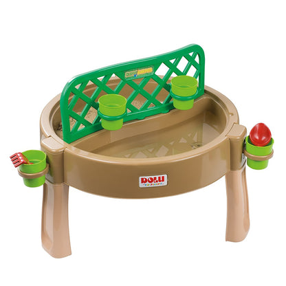 Dolu: 4-In-1 Activity Table: Gardening, Sand, Water, Creativity - Brown & Green