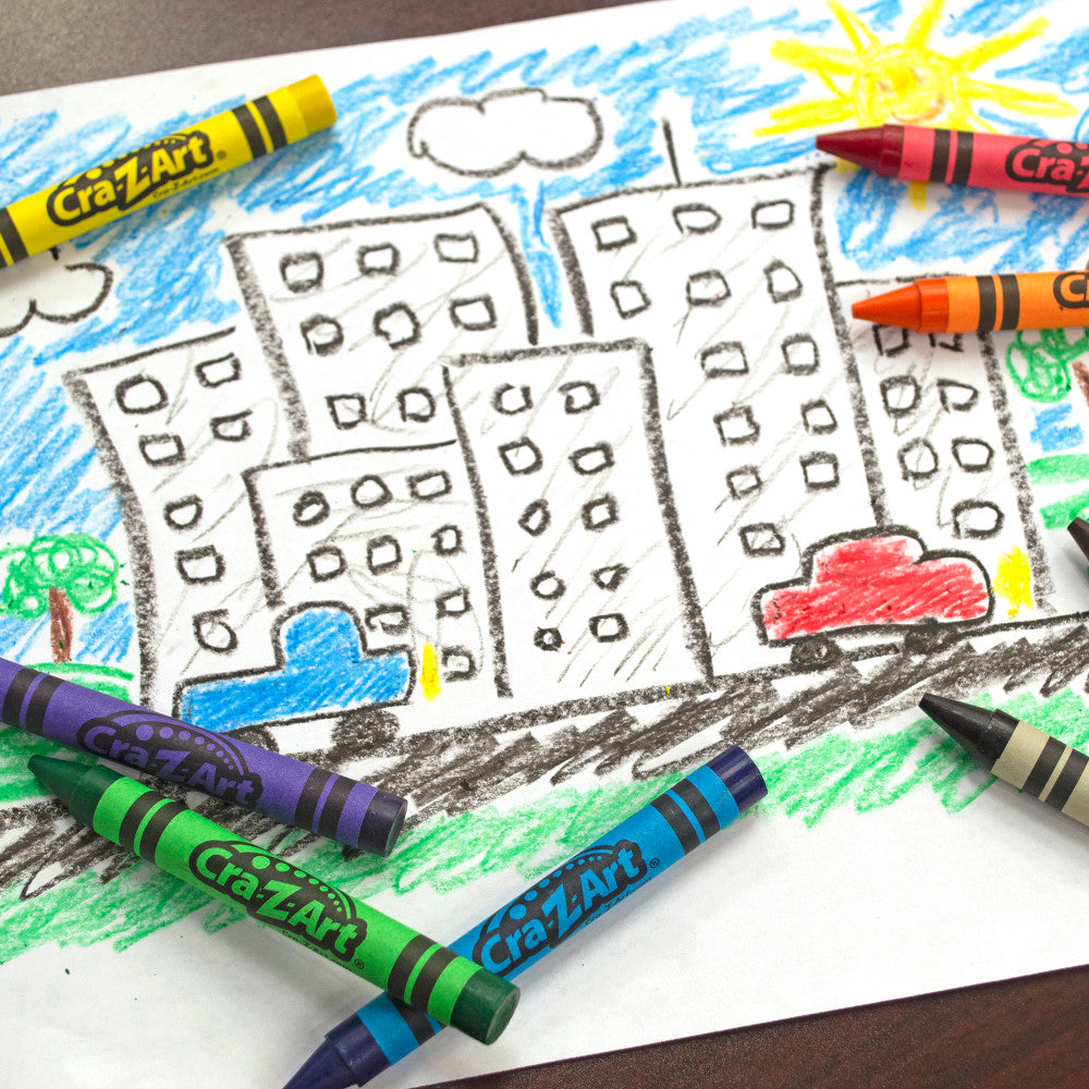 Cra-Z-Art: Classroom Pack: Jumbo Crayons - 400 Pieces - 8 Assorted Bright Colors