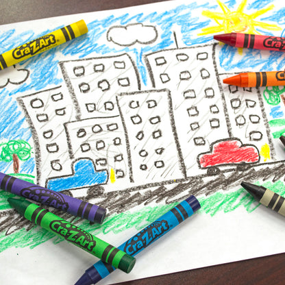 Cra-Z-Art: Classroom Pack: Jumbo Crayons - 400 Pieces - 8 Assorted Bright Colors