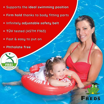 FREDS SWIM ACADEMY SWIMTRAINER Classic Red - Infant Baby Pool Float
