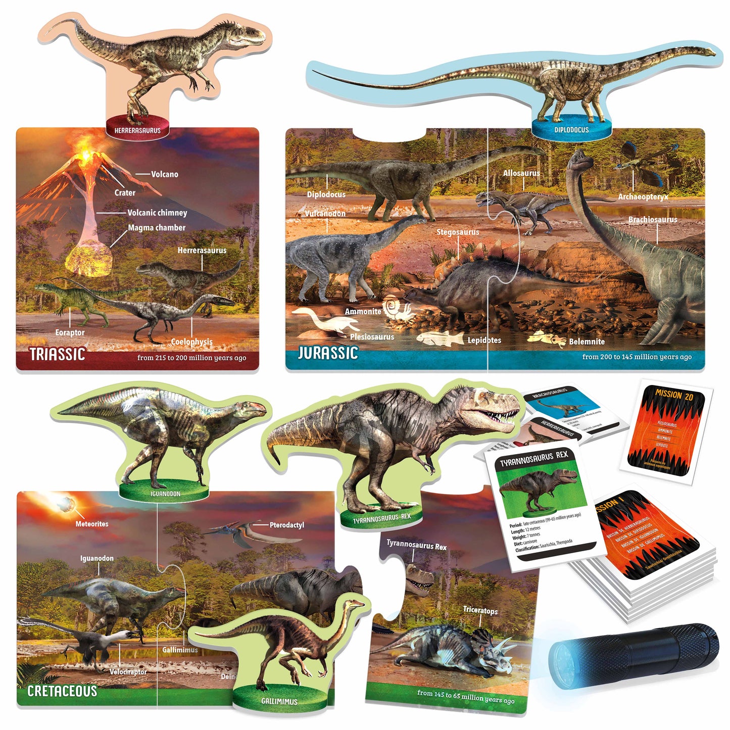 Headu Dinosaurs Under X-Ray - Mesozoic Adventure - Educational Game