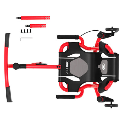 EzyRoller - Drifter X Series - Red Ride-On Scooter, 154lb Capacity, Ages 6+
