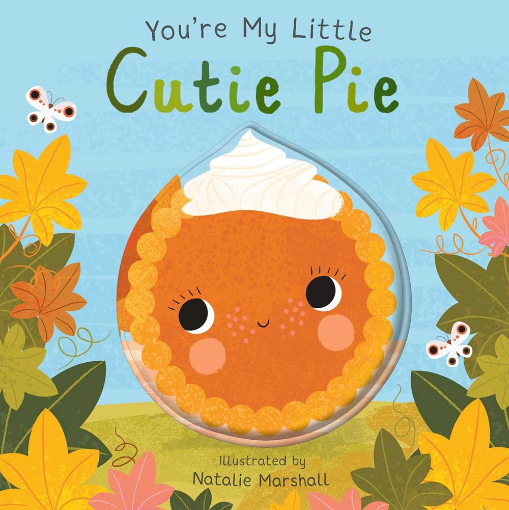 You're My Little Cutie Pie plush toy with orange body, yellow trim, and whipped cream top