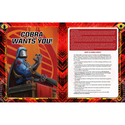Renegade Games Studios G.I. JOE RPG Cobra Codex Sourcebook