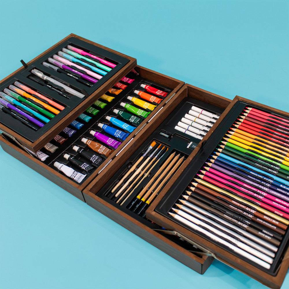 Art 101 Deluxe Multimedia Artist Set - 151-Piece Collection