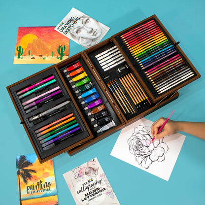 Art 101 Deluxe Multimedia Artist Set - 151-Piece Collection