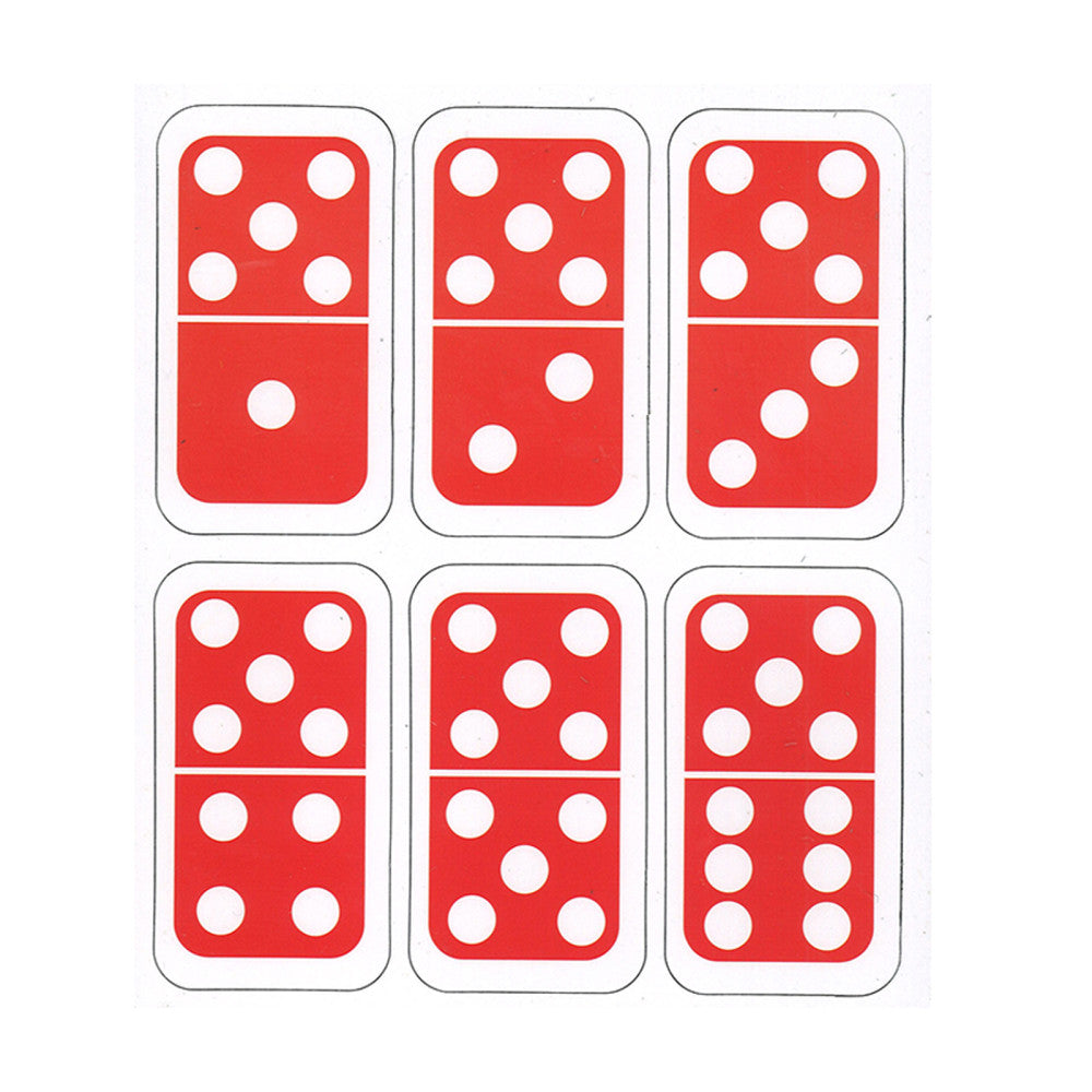 Ashley Productions Colorful Magnetic Dominoes Set, 36 Pieces
