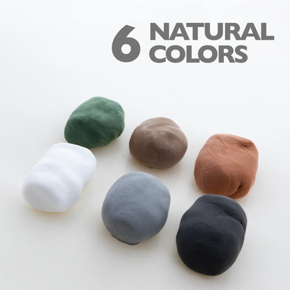 BAZIC Natural Earth Tones Air Dry Modeling Clay Set - 0.5 oz, 24 Packs