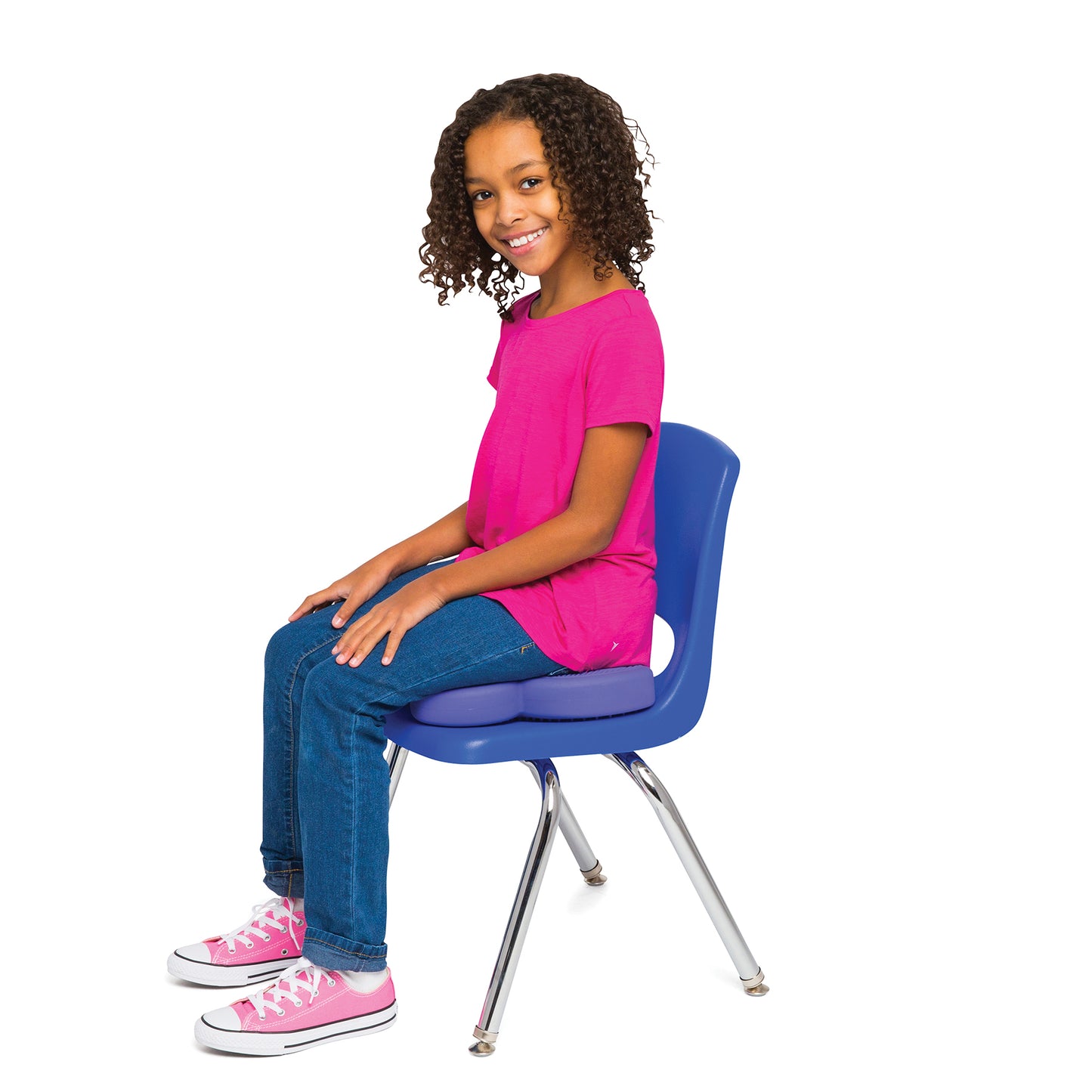 Bouncyband® Wiggle Seat Sensory Cushion, Purple Butterfly