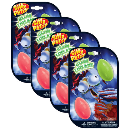 Crayola Silly Putty Glow Assorted Eggs - 8-Pack
