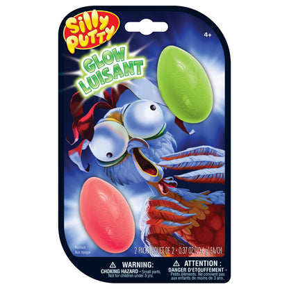 Crayola Silly Putty Glow Assorted Eggs - 8-Pack