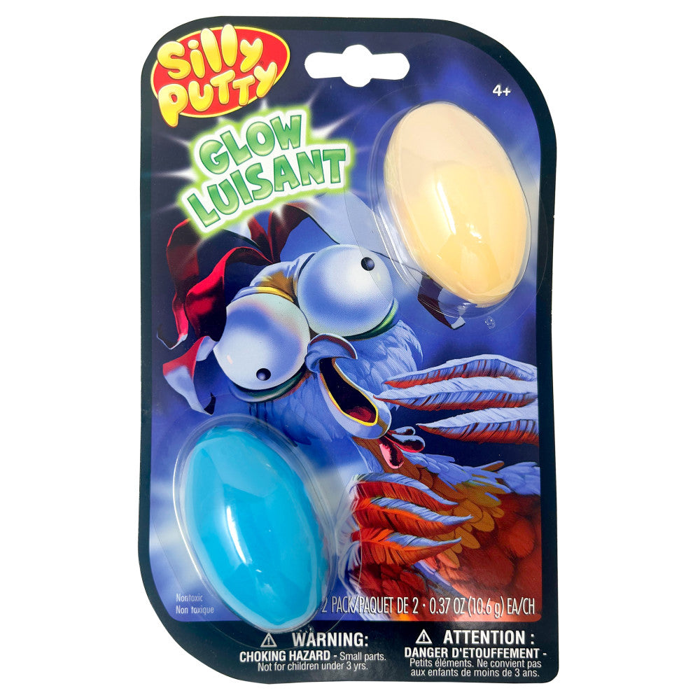 Crayola Silly Putty Glow Assorted Eggs - 8-Pack