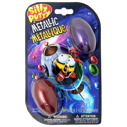 Crayola Silly Putty Metallic Eggs - Assorted Colors, 8 Pack