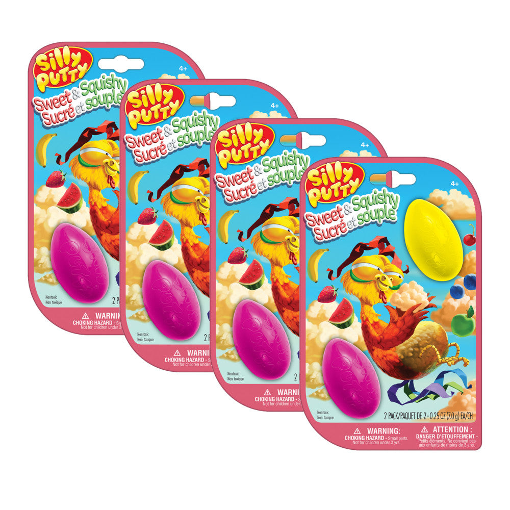 Crayola Silly Putty Sweet & Squishy Scented Egg Duo - 8 Pack