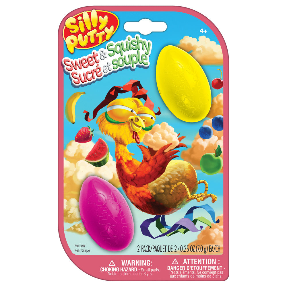 Crayola Silly Putty Sweet & Squishy Scented Egg Duo - 8 Pack