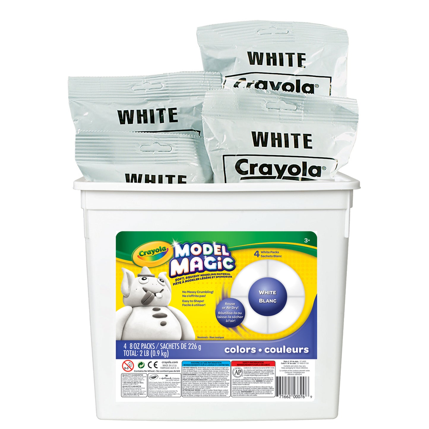 Crayola® Model Magic® Modeling Compound, White, 2 lb. Tub