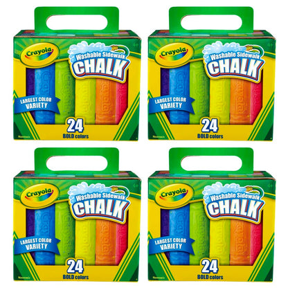 Crayola Outdoor Washable Sidewalk Chalk - 96 Vibrant Colors