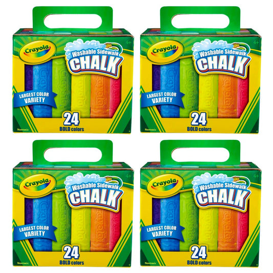 Crayola Outdoor Washable Sidewalk Chalk - 96 Vibrant Colors