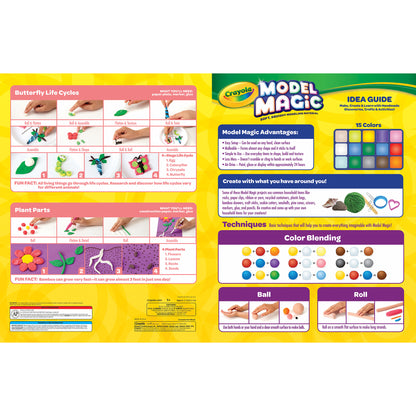 Crayola Model Magic Clay Alternative - 15 Vibrant Colors, 30 Pack
