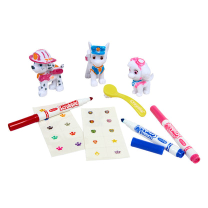 Crayola Scribble Scrubbie Paw Patrol Deluxe Art Kit - 3 Pets Set