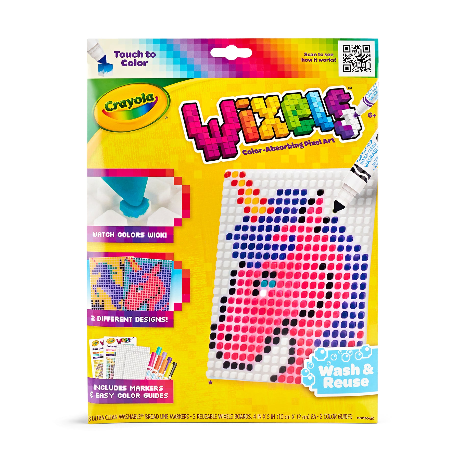 Crayola Wixels Unicorn Pixel Art Kit with Markers