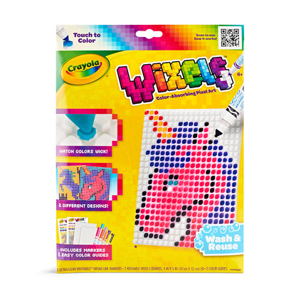 Crayola Wixels Unicorn Pixel Art Kit with Markers