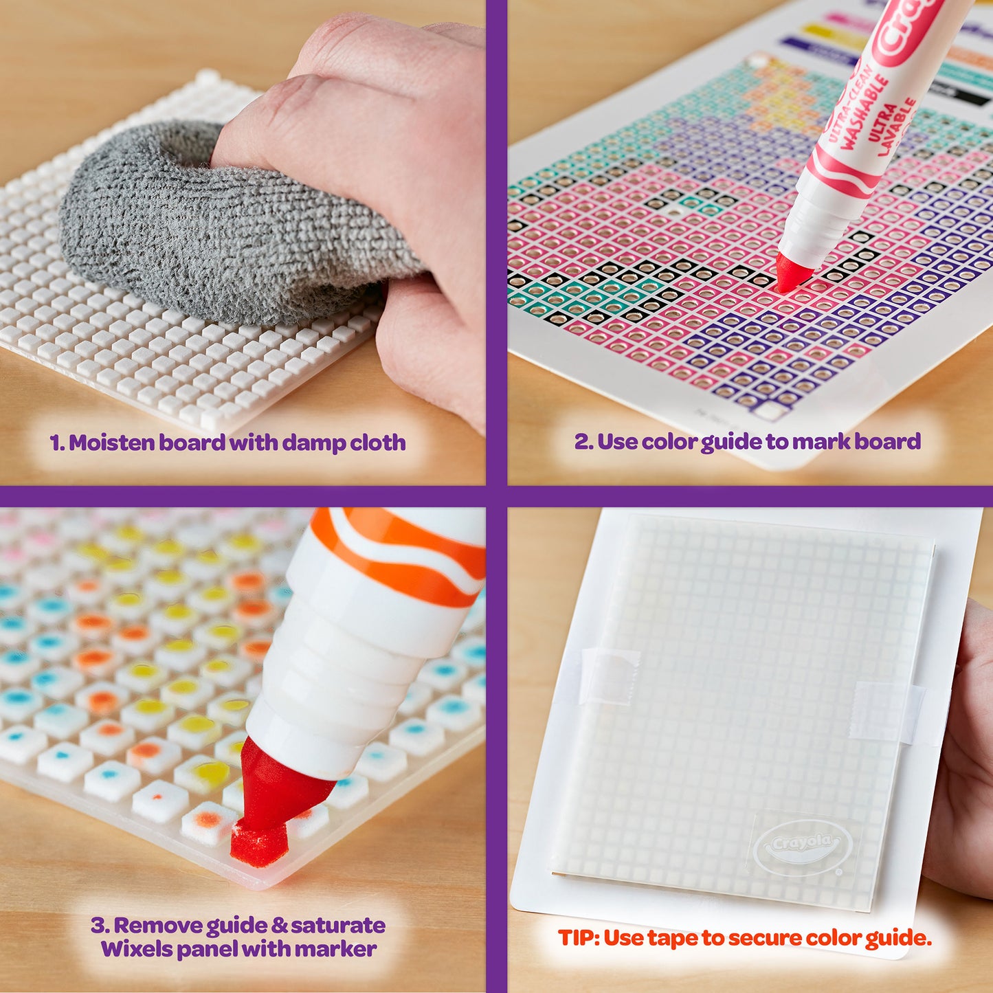 Crayola Wixels Unicorn Pixel Art Kit with Markers