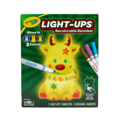 Crayola Light-Up Reindeer Creative Coloring Kit - Multicolor