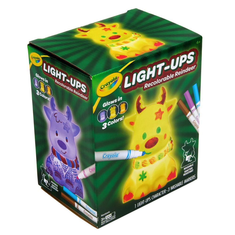 Crayola Light-Up Reindeer Creative Coloring Kit - Multicolor