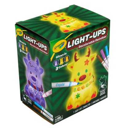 Crayola Light-Up Reindeer Creative Coloring Kit - Multicolor