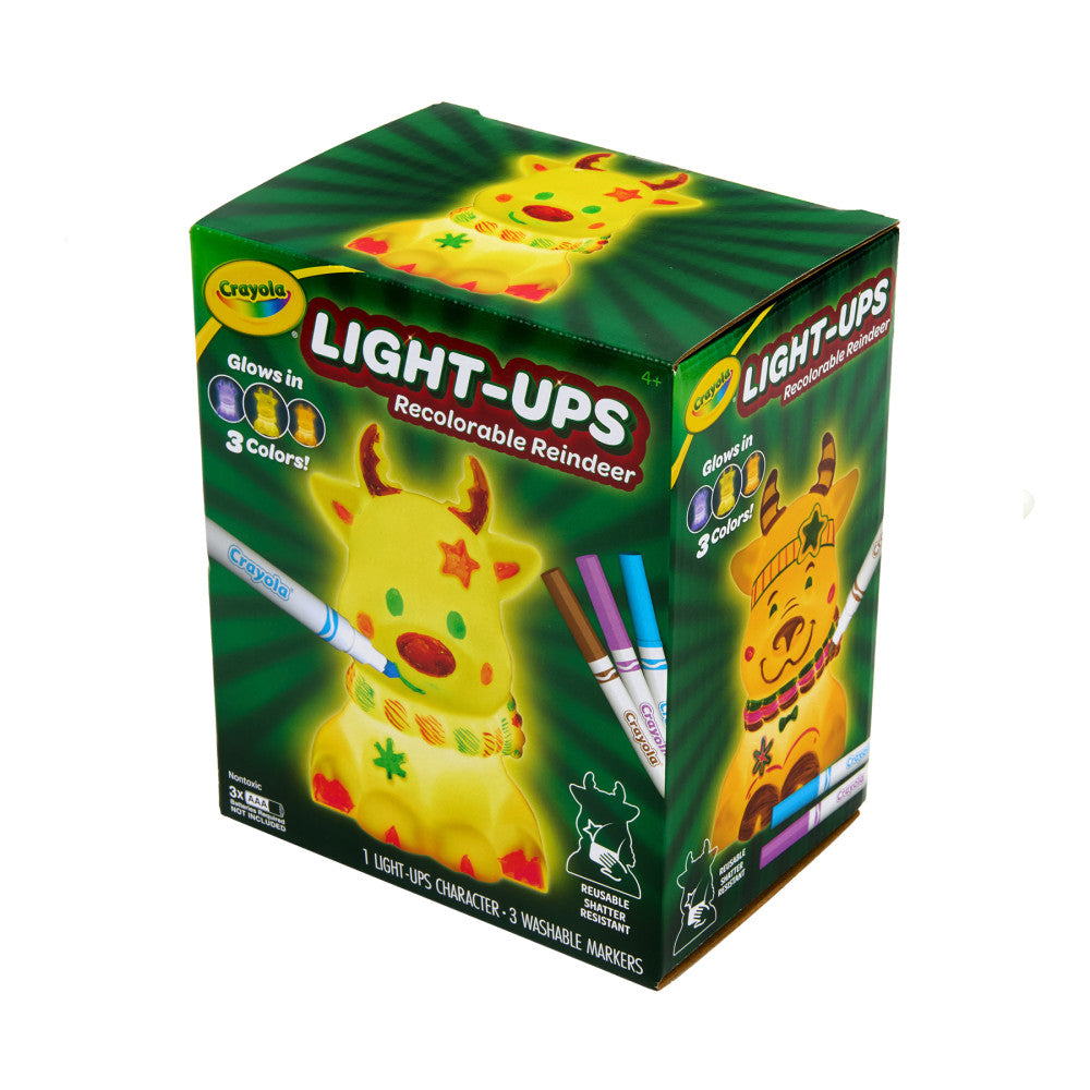 Crayola Light-Up Reindeer Creative Coloring Kit - Multicolor
