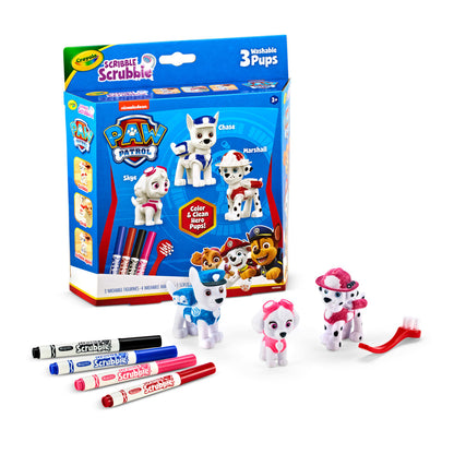 Crayola Scribble Scrubbie Paw Patrol Toy Set - 3 Count