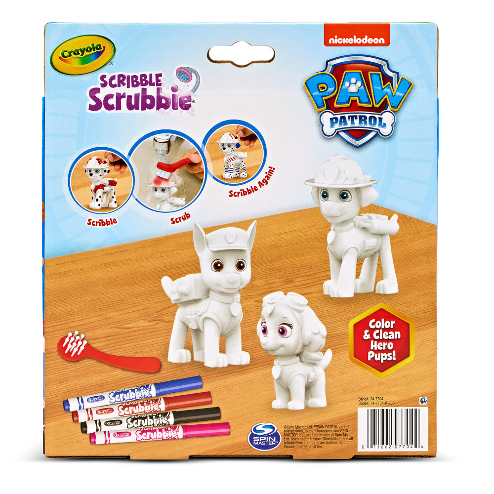 Crayola Scribble Scrubbie Paw Patrol Toy Set - 3 Count