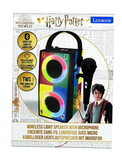 Lexibook Harry Potter Bluetooth Karaoke Light Speaker with Microphone