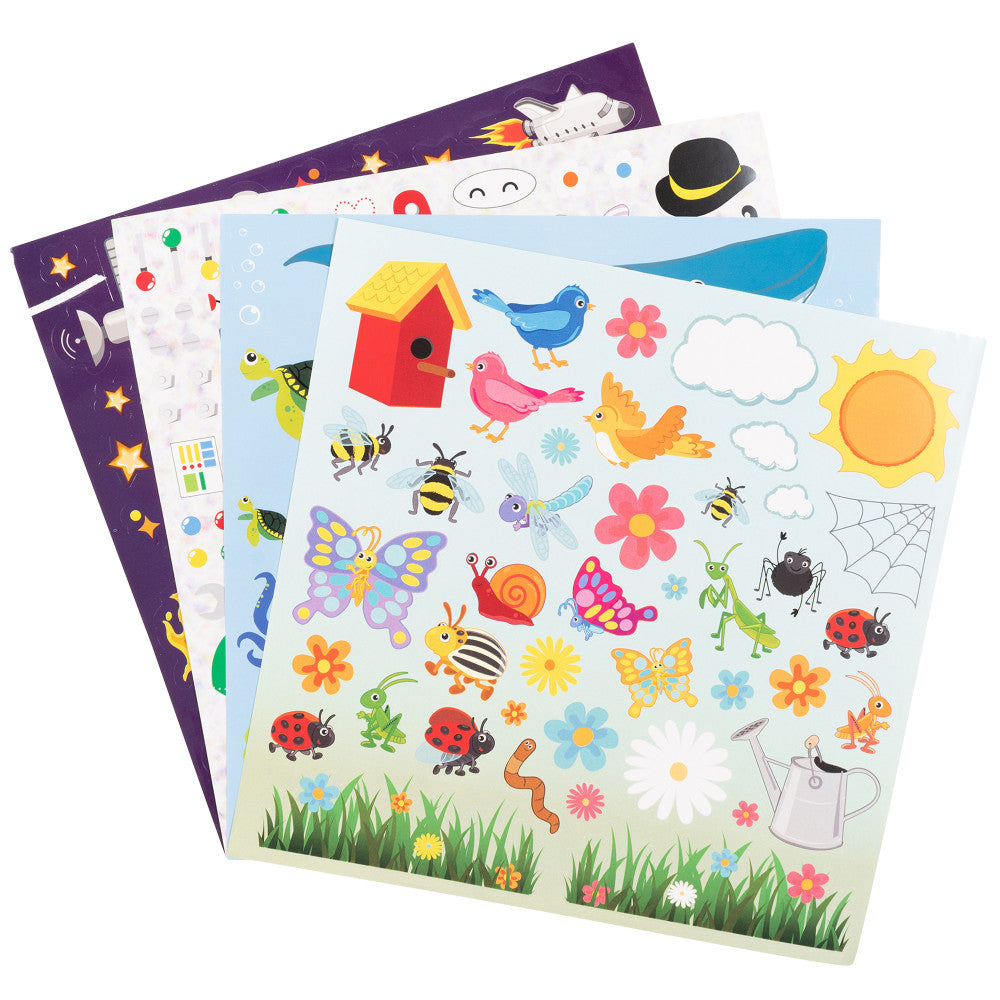 READY 2 LEARN Creative Sticker Art Gallery Kit - Exploration Themes