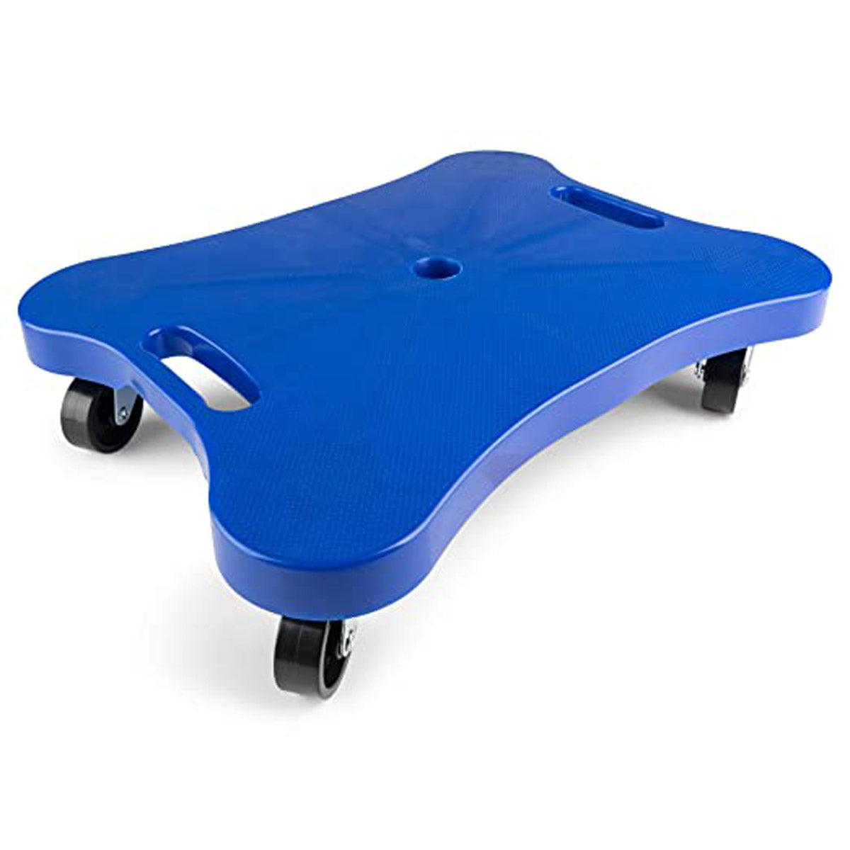 Champion Sports Contoured Plastic Scooter with Handles, Royal Blue