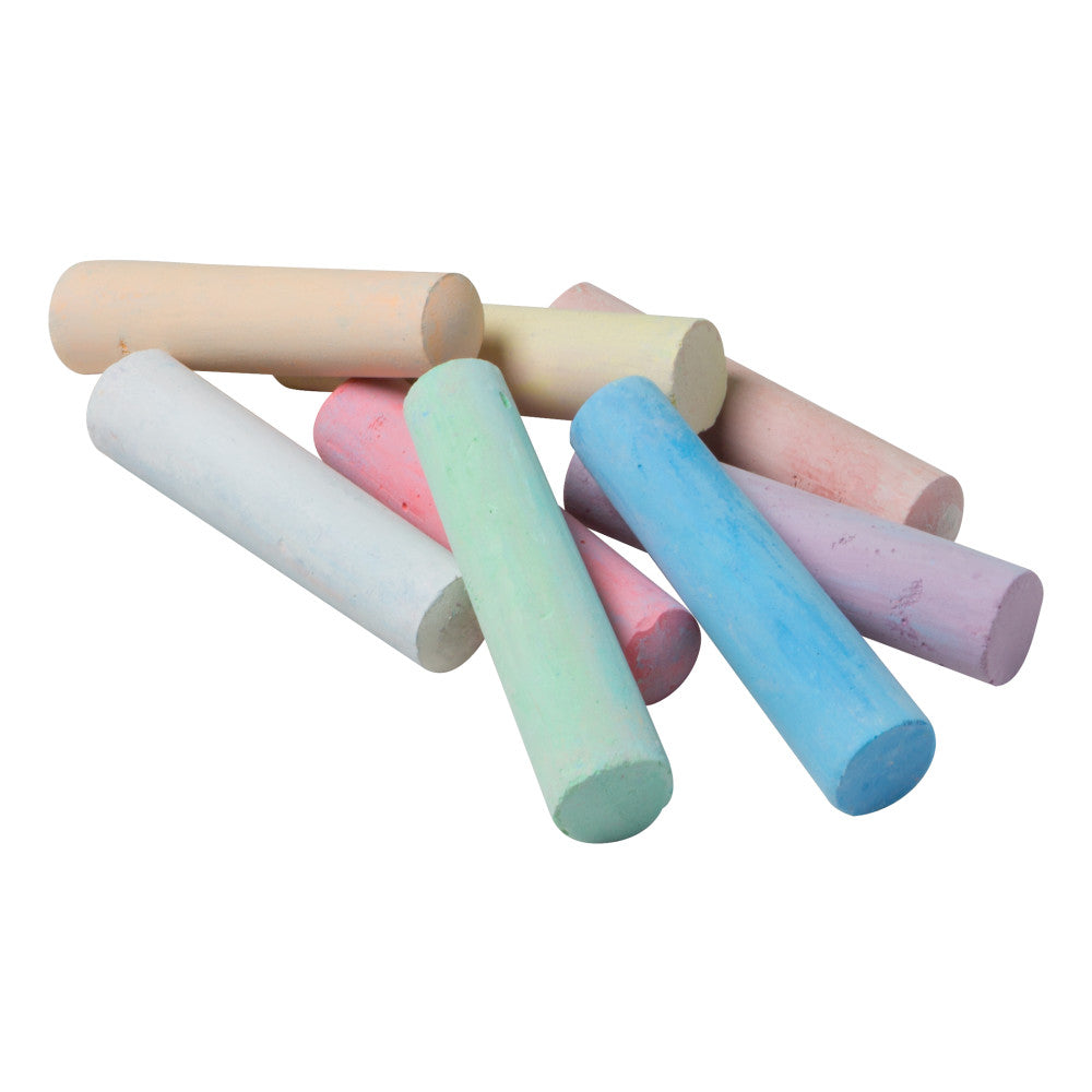 Creativity Street Sidewalk Chalk Set, Assorted Colors, 36 Pieces
