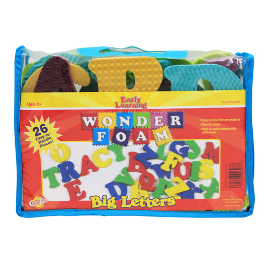 WonderFoam Alphabet Adventure Set - Jumbo Letters in Assorted Colors