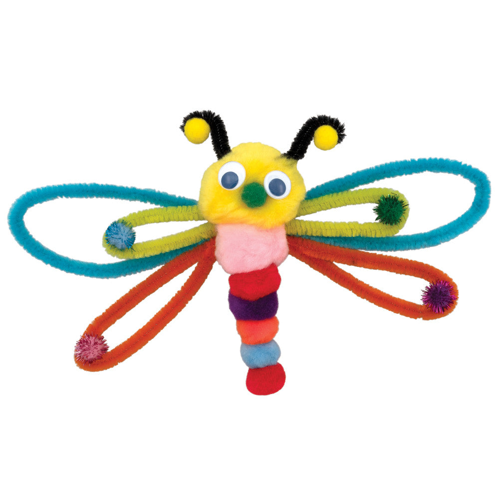 Creativity Street Deluxe Craft Pack - Stems, Poms, Wiggle Eyes, 131 Pieces