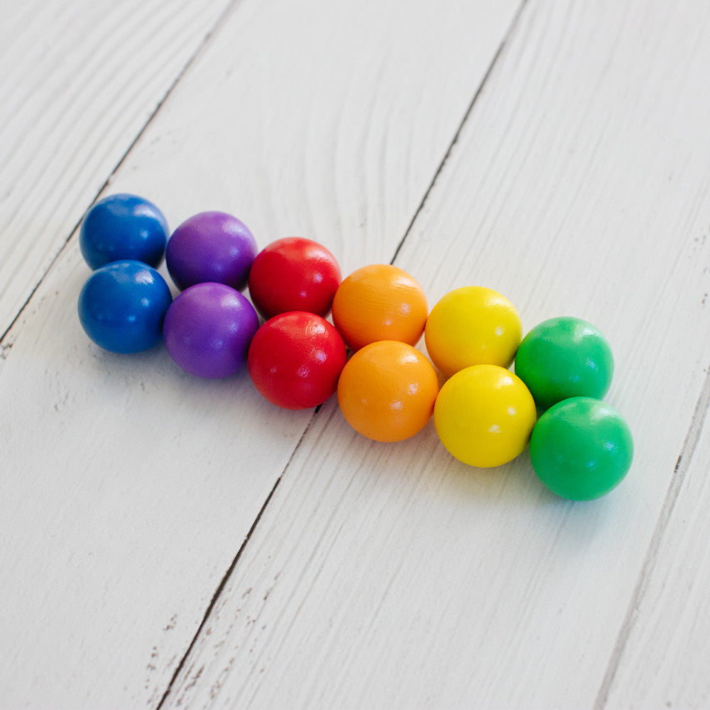 Connetix Magnetic Tiles Rainbow Ball Pack - 12 Colorful Pieces