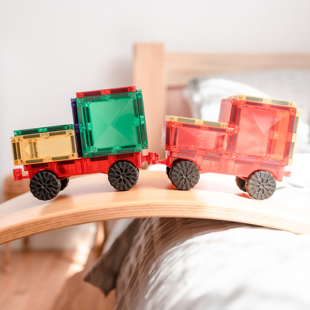 Connetix 24-Piece Rainbow Motion Magnetic Tiles Set - Multicolor