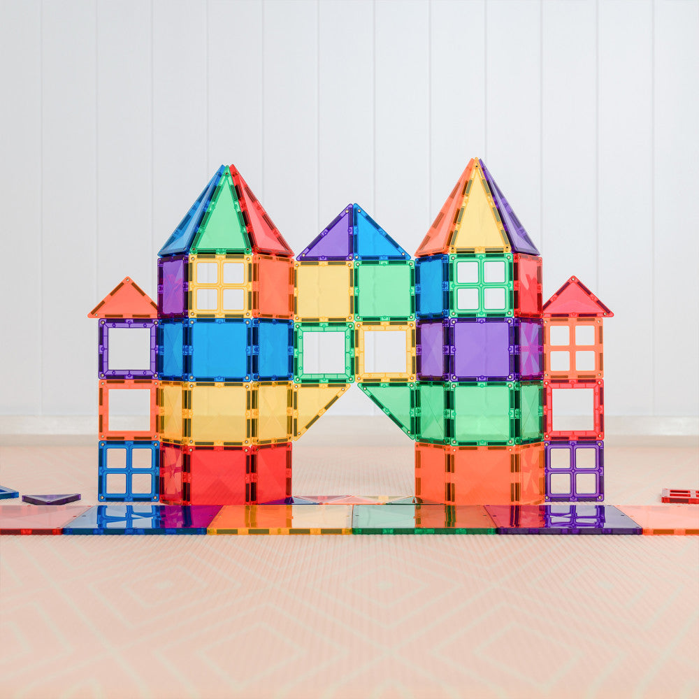 Connetix Magnetic Tiles Rainbow Starter Pack - 60 Pieces