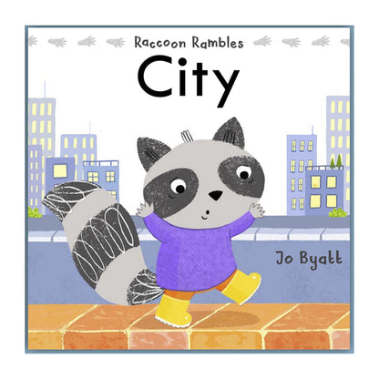 Raccoon Rambles 4-Book Adventure Set for Toddlers