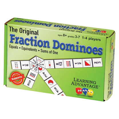 Learning Advantage Original Fraction Dominoes - Educational Math Game