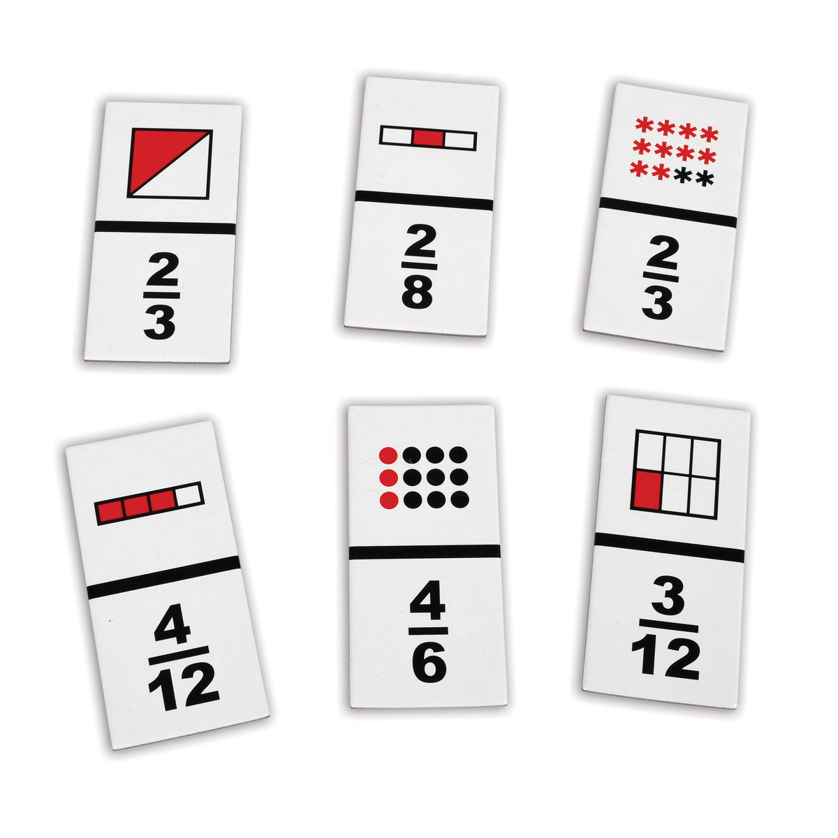 Learning Advantage Original Fraction Dominoes - Educational Math Game