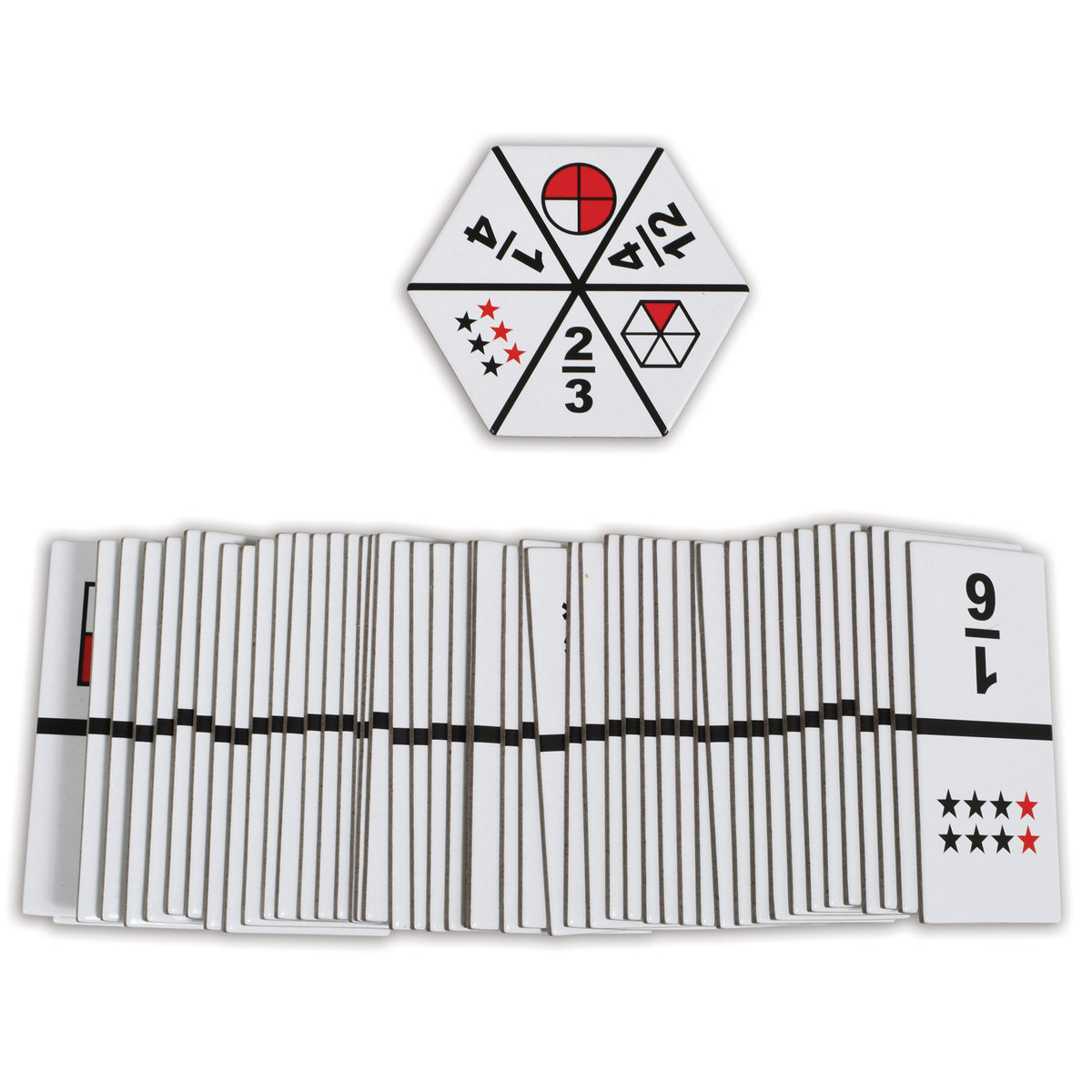 Learning Advantage Original Fraction Dominoes - Educational Math Game