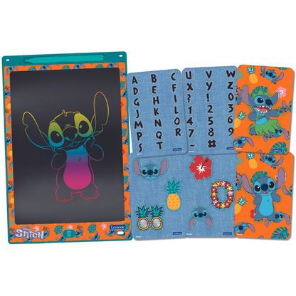 Stitch 11’’  multicolor learning drawing E-ink tablet with stencils