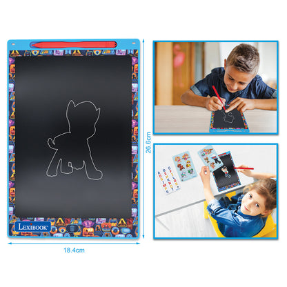 Paw Patrol 11’’  multicolor learning drawing E-ink tablet with stencils
