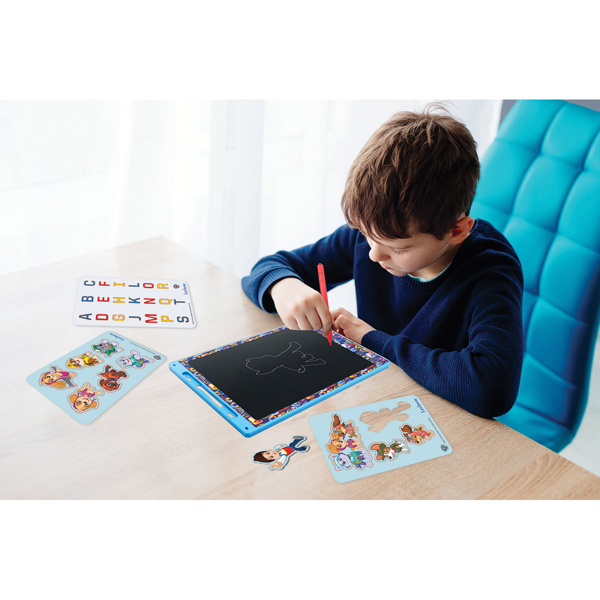 Paw Patrol 11’’  multicolor learning drawing E-ink tablet with stencils