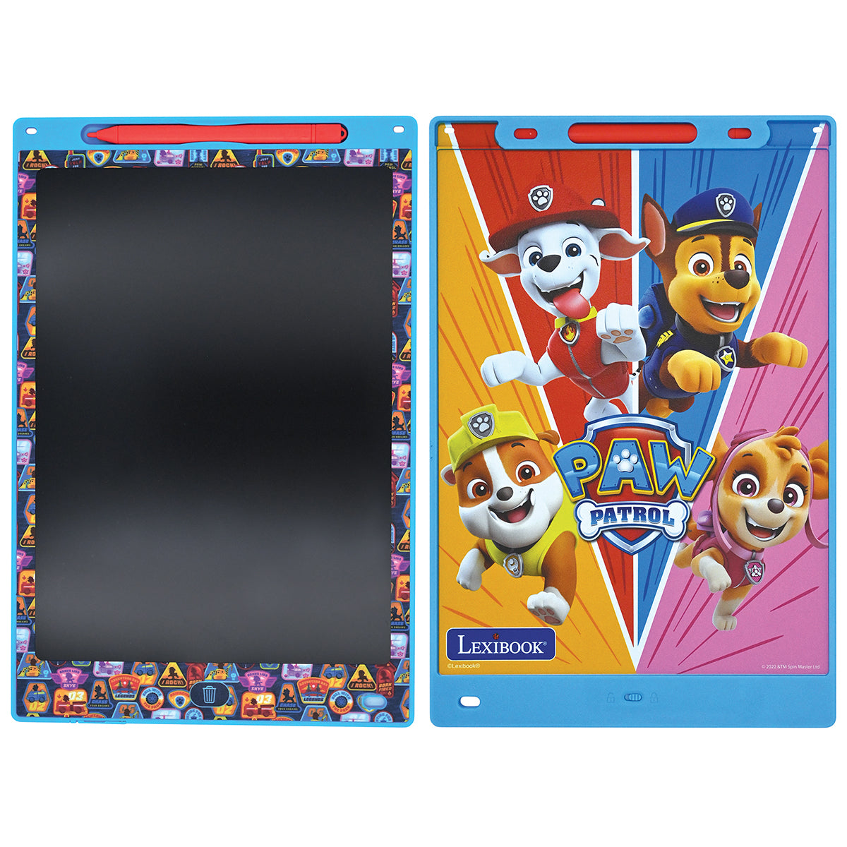 Paw Patrol 11’’  multicolor learning drawing E-ink tablet with stencils